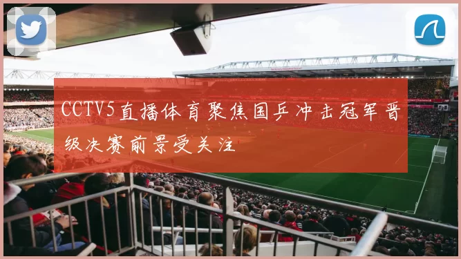 CCTV5直播体育聚焦国乒冲击冠军晋级决赛前景受关注